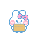元気なうしゃぎ！！ ピンク（個別スタンプ：32）