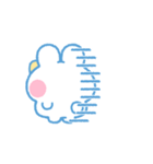 元気なうしゃぎ！！ 黄色（個別スタンプ：17）