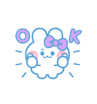 元気なうしゃぎ！！ 紫色（個別スタンプ：3）