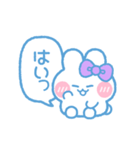 元気なうしゃぎ！！ 紫色（個別スタンプ：4）