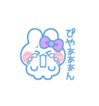 元気なうしゃぎ！！ 紫色（個別スタンプ：23）