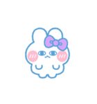 元気なうしゃぎ！！ 紫色（個別スタンプ：24）
