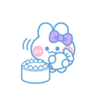 元気なうしゃぎ！！ 紫色（個別スタンプ：25）