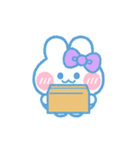 元気なうしゃぎ！！ 紫色（個別スタンプ：32）