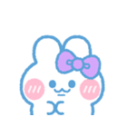 元気なうしゃぎ！！ 紫色（個別スタンプ：37）