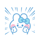 元気なうしゃぎ！！ 水色（個別スタンプ：20）