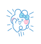 元気なうしゃぎ！！ 水色（個別スタンプ：31）