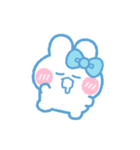 元気なうしゃぎ！！ 水色（個別スタンプ：36）