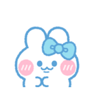 元気なうしゃぎ！！ 水色（個別スタンプ：37）