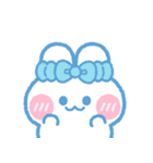 元気なうしゃぎ！！ 水色（個別スタンプ：38）