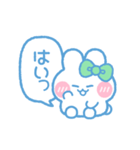元気なうしゃぎ！！ 緑色（個別スタンプ：4）