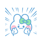 元気なうしゃぎ！！ 緑色（個別スタンプ：20）