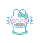 元気なうしゃぎ！！ 緑色（個別スタンプ：26）