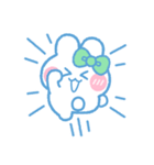 元気なうしゃぎ！！ 緑色（個別スタンプ：31）