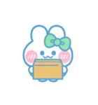 元気なうしゃぎ！！ 緑色（個別スタンプ：32）