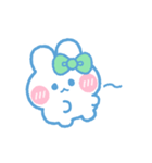 元気なうしゃぎ！！ 緑色（個別スタンプ：34）