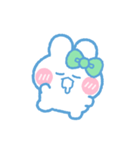 元気なうしゃぎ！！ 緑色（個別スタンプ：36）