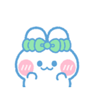 元気なうしゃぎ！！ 緑色（個別スタンプ：38）