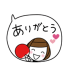 卓球ガール☆ピンポン2（個別スタンプ：7）