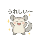 ほっこりチンチラ（個別スタンプ：3）