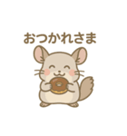 ほっこりチンチラ（個別スタンプ：4）