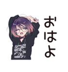 サブカル女子★深夜ラーメン誘い（個別スタンプ：3）