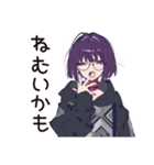 サブカル女子★深夜ラーメン誘い（個別スタンプ：17）