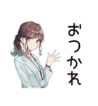社畜ちゃん★絶望の締め切り前夜（個別スタンプ：2）