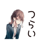 社畜ちゃん★絶望の締め切り前夜（個別スタンプ：26）