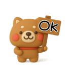 ず～っと使える♡かわいい柴犬のスタンプ（個別スタンプ：3）
