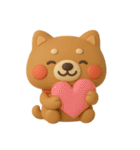 ず～っと使える♡かわいい柴犬のスタンプ（個別スタンプ：33）