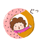 かわいいお母さん 美味しいものスタンプ（個別スタンプ：20）