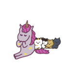 午年の馬と日本猫のスタンプ（個別スタンプ：11）