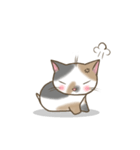 まん丸三毛猫ちゃん（個別スタンプ：3）