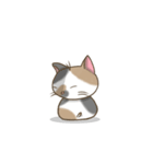 まん丸三毛猫ちゃん（個別スタンプ：4）