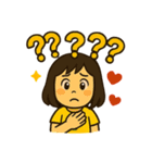 とにかく元気な女の子スタンプ（個別スタンプ：26）