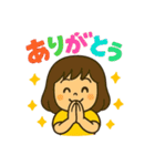 とにかく元気な女の子スタンプ（個別スタンプ：27）