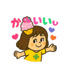 とにかく元気な女の子スタンプ（個別スタンプ：29）