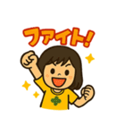 とにかく元気な女の子スタンプ（個別スタンプ：31）