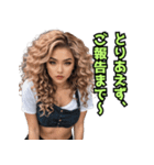仮装女子_パリピ敬語（ゆるめ）編（個別スタンプ：5）