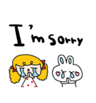 nenerin日常会話スタンプ325英語気遣い（個別スタンプ：23）