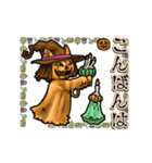 アンデッド動く⚰️ニャンプキンファントム（個別スタンプ：6）