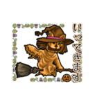 アンデッド動く⚰️ニャンプキンファントム（個別スタンプ：13）