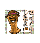 アンデッド動く⚰️ニャンプキンファントム（個別スタンプ：16）