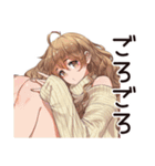 朝からやる気ゼロ★マイペース女子（個別スタンプ：18）