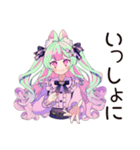 ゆめかわガール★自撮りビフォアフ（個別スタンプ：7）