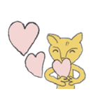 Single Cat Guli（個別スタンプ：34）