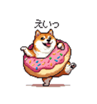スイーツ太っちょ柴犬（個別スタンプ：1）