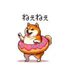 スイーツ太っちょ柴犬（個別スタンプ：16）