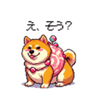 スイーツ太っちょ柴犬（個別スタンプ：22）